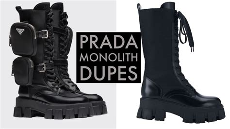 black prada dupe|prada dupe boots.